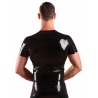 PVC obleček pro Adult Baby - růžová s puntíky