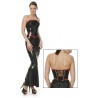 Lakový jumpsuit s 2cestným zipem