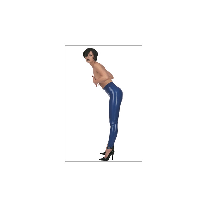 Latexové dámské červené punčochy