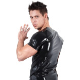 Latexové triko černé