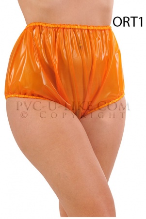 PVC kalhotky oranžové