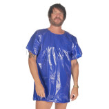 PVC triko modré neprůhledné