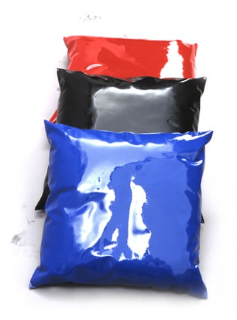 Latexový povlak na polštář černý BLACKSTYLE