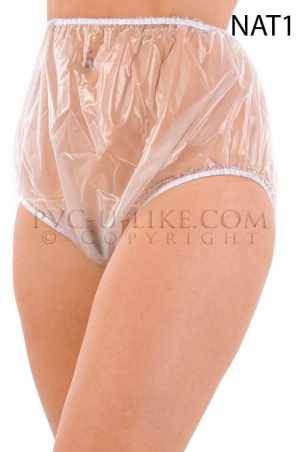 PVC kalhotky natural semi-transparent