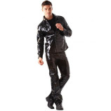 Pánská laková košile černá