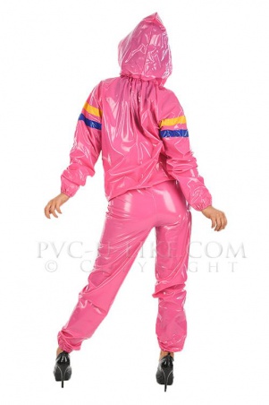 PVC Joggingová souprava MagentaShiny