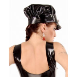 Latexová vojenská čepice s ostny červená