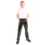 Latexové džíny s kapsami