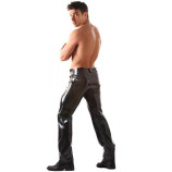 Latexové džíny s kapsami