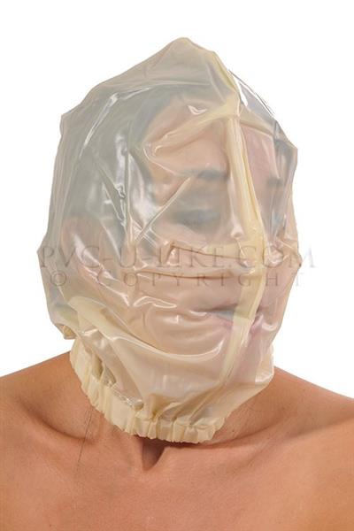 PVC dusící maska LEMON SEMI-TRANSPARENT