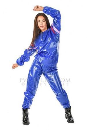 PVC Joggingová souprava Blue matt