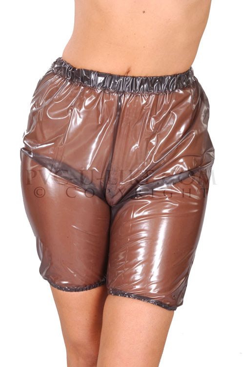 PVC kraťasy BLUE SEMI-TRANSPARENT