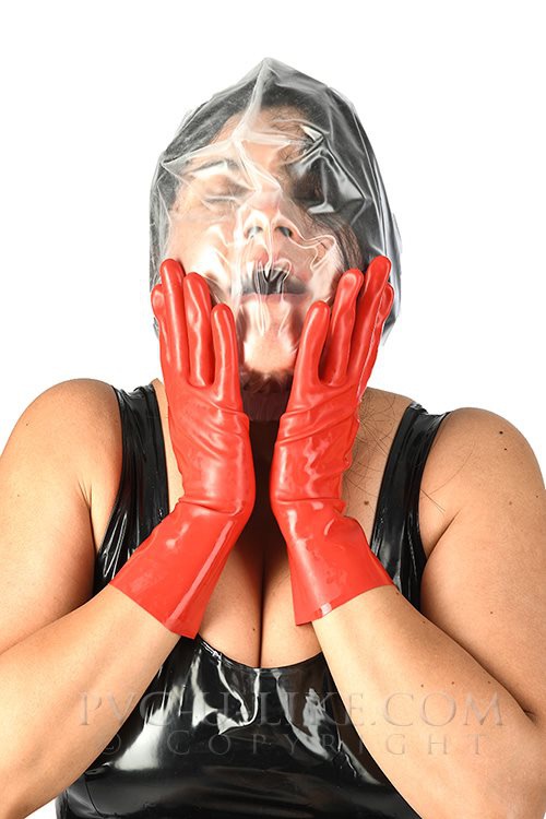 PVC dusící maska NATURAL GLASS-CLEAR