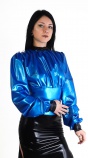 Latexová halenka s dlouhým rukávem PearlBlue
