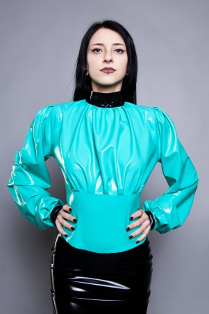 Latexová halenka s dlouhým rukávem MedicalGreen