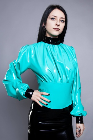 Latexová halenka s dlouhým rukávem MedicalGreen
