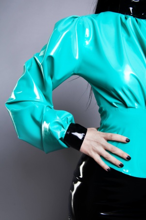 Latexová halenka s dlouhým rukávem MedicalGreen