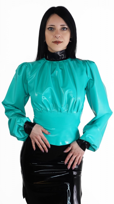 Latexová halenka s dlouhým rukávem MedicalGreen