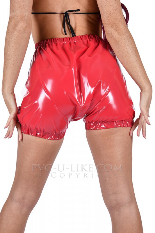 PVC kalhotky RED SHINY