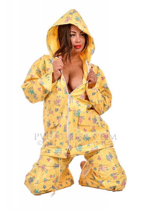 PVC pyžamo YELLOW MATT NURSERY