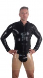 Latexové pánské triko se zipem